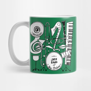 Jazz Band Instrumental Mug